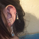 Cute Star Clip On Hoop Cartilage Earring Single