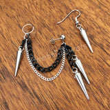 Dangly Spike Ear Cuff Earrings