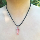 Cherry Quartz Gemstone Necklace