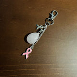 Breast Cancer Awareness Purse Bag Charm Zipper Pull