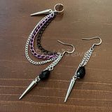 Teardrops & Spikes Ear Cuff Set