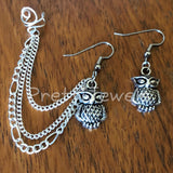 Simply Owls Ear Cuff Earrings