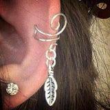 No Piercing Leaf Ear Cuff Single