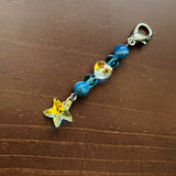 Starfish Crystal Handbag Purse Charm Zipper Pull