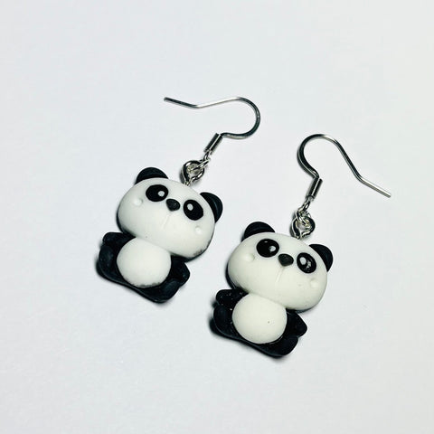 Panda Earrings