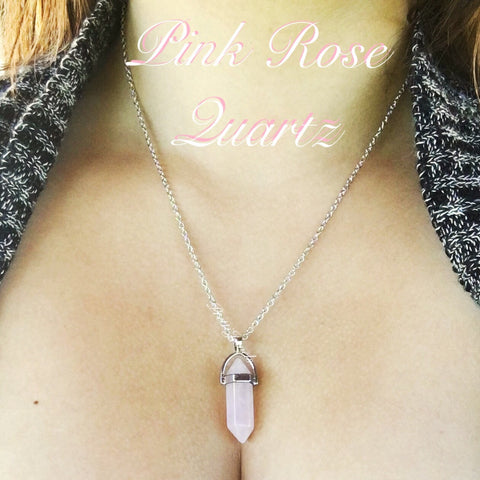 Rose Quartz Gemstone Necklace