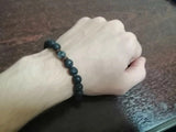 Mens Lava Stone Gemstone Bracelet