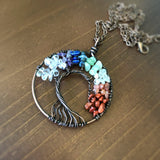 Big Tree of Life Chakra Necklace