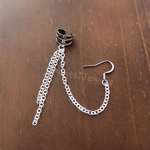 Simple Chain Ear Cuff Earring