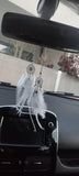 White Dream Catchers Car Mirror Accessory