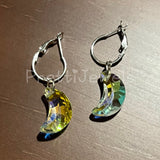 Changeable Moon Hoop Earrings