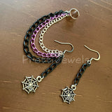 Simple Spider Web Ear Cuff Earringd