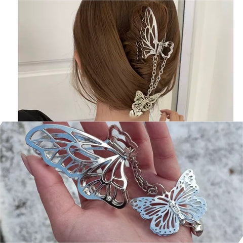 Metal Butterfly Hair Clip