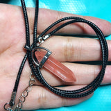 Cherry Quartz Gemstone Necklace