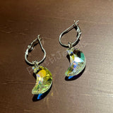 Changeable Moon Hoop Earrings