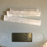 Raw selenite wands