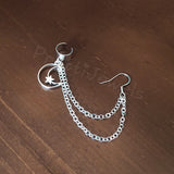 Star Crescent Moon Ear Cuff