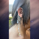 Celestial Moons Ear Wrap