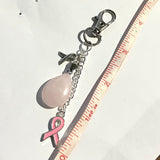 Breast Cancer Awareness Purse Bag Charm Zipper Pull