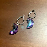 Changeable Moon Hoop Earrings