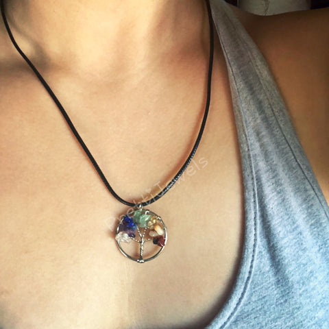 Tree of Life Chakra Necklace