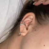 3pc Clip On Ear Cuff Rings