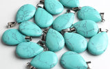 Turquoise Droplet Gemstone Necklace